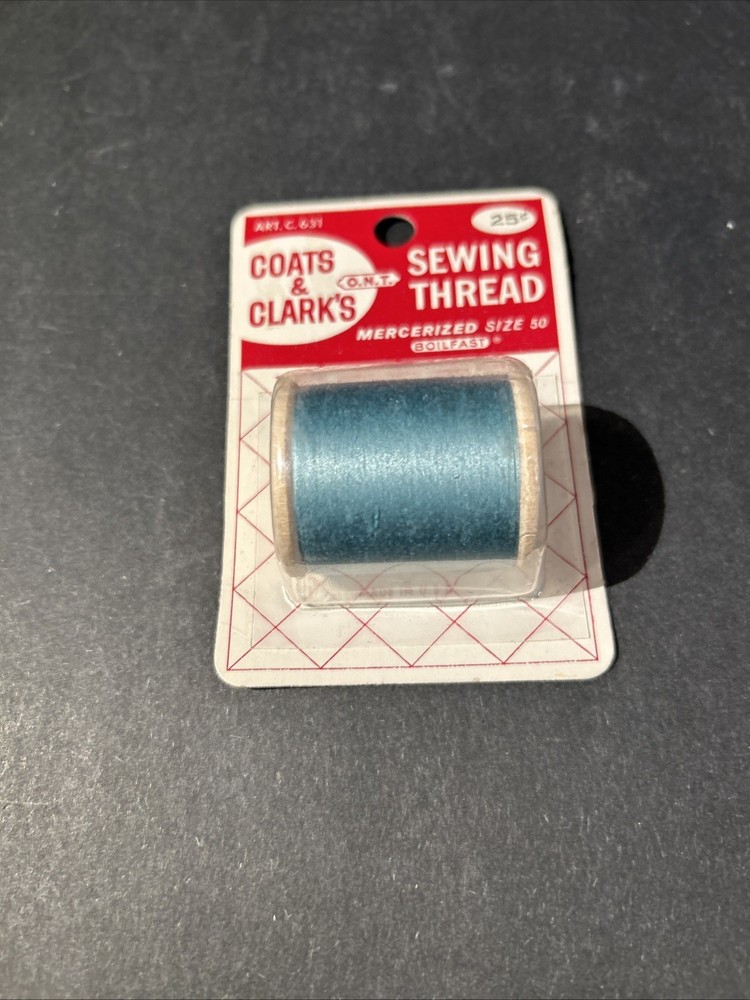 Vintage Sewing Lot - snaps, spools, thread elastic etc.
