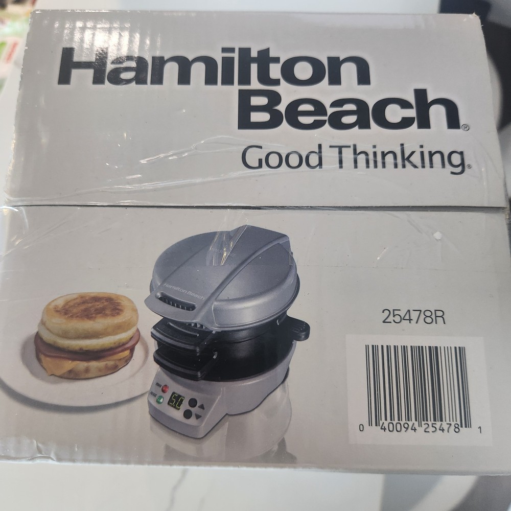 Hamilton Beach 25475 Breakfast Sandwich Maker - Silver