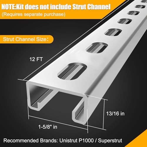 Van Interior Ladder Storage Mounting Kit,Utilizes Overhead and Interior