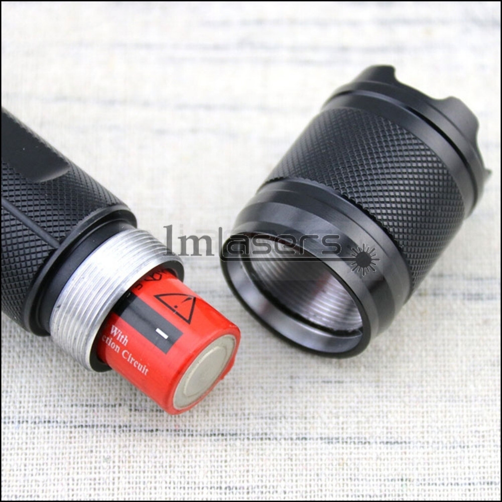 650nm Red Laser Pointer Adjustable Focus Visible Beam Light Battery & Charger