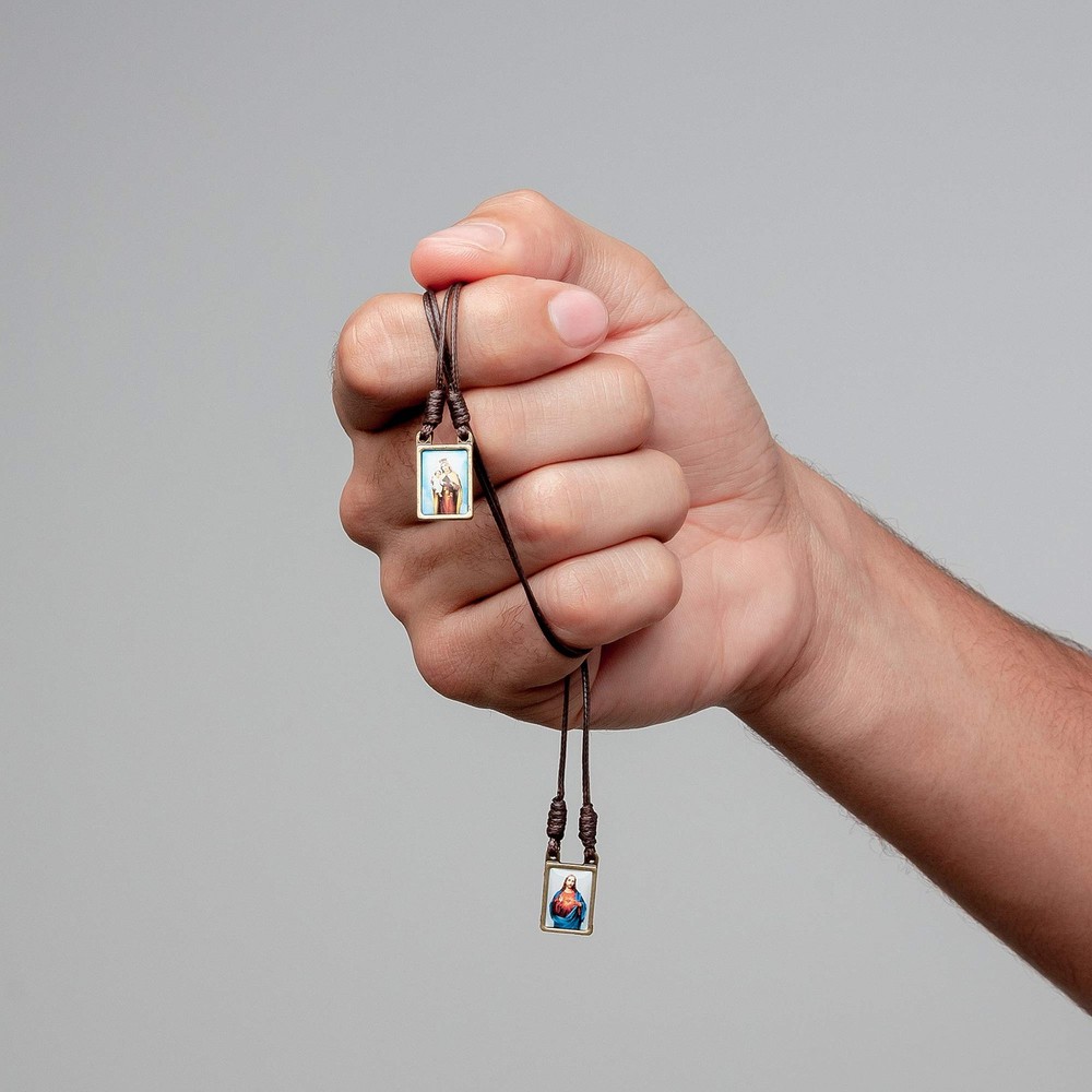 Metal Catholic Scapular (Small)