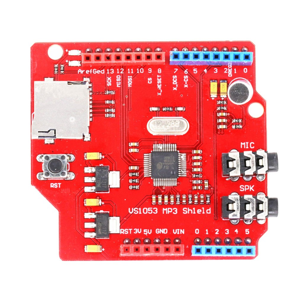 VS1053 Stereo Audio MP3 Player Shield Record Decode Development Board Module s