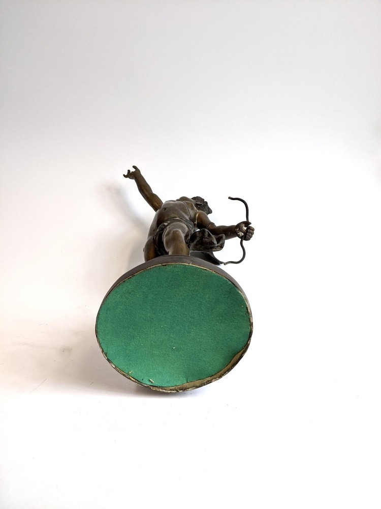 20th century bronze cupid statue