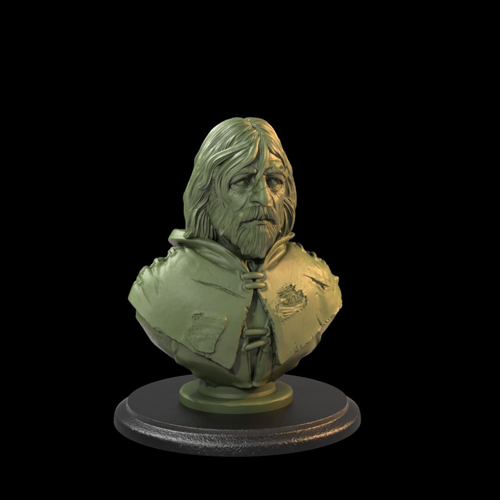 resin bust model Ancient warrior unpainted unassembled