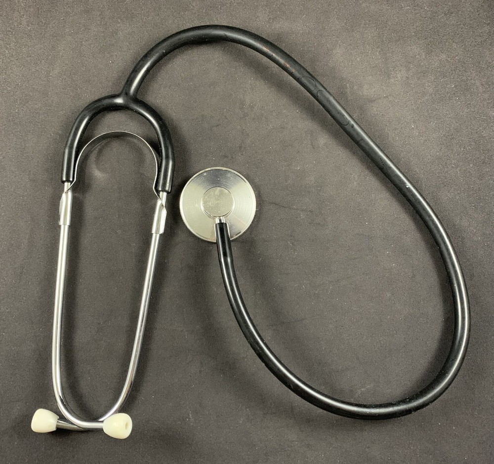 30 inch Lightweight Black Stethoscope