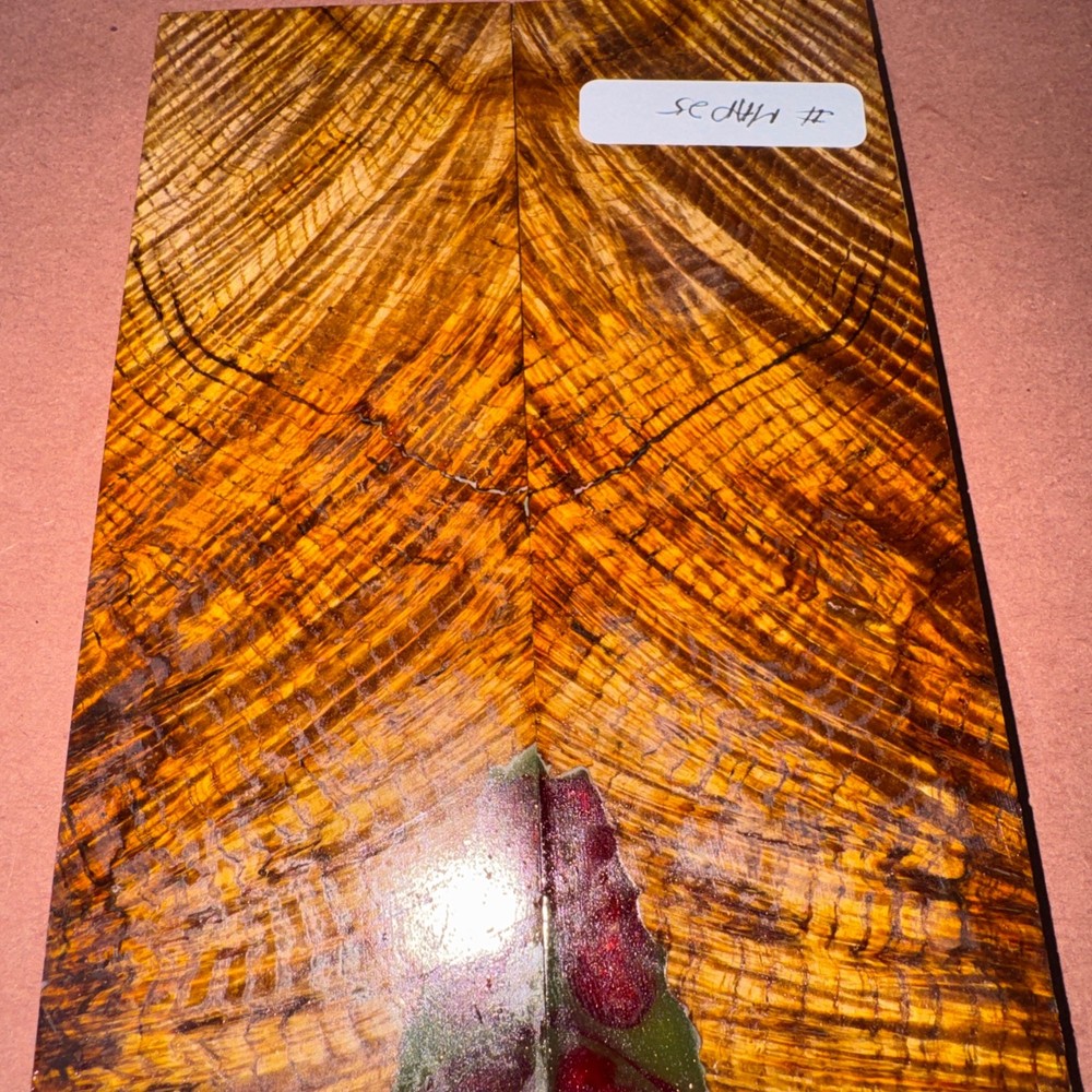 STABILIZED HYBRID MAPLE BURL,OVERSIZED KNIFE SCALE,TOOL HANDLES