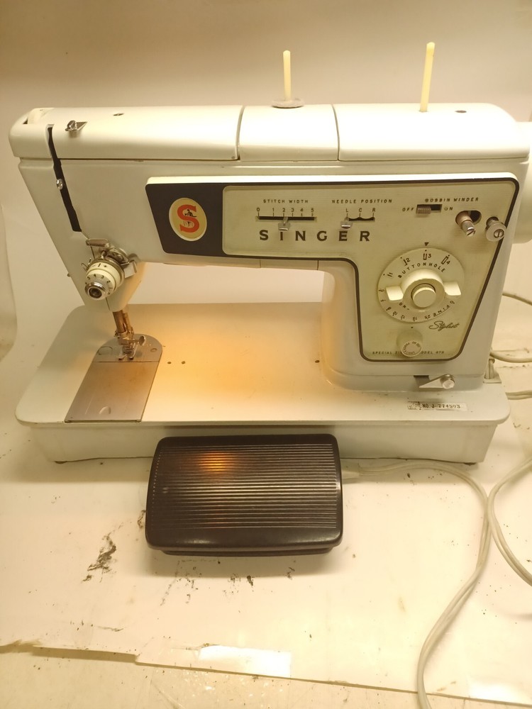 Singer Sewing Machine Zig Zag Model 478 Working