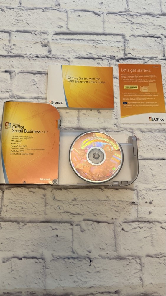 Microsoft Office Small Business 2007 Software Excel Word