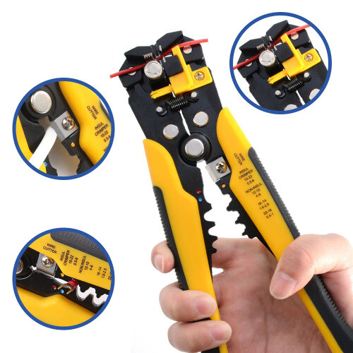 Cutter Adjustable Automatic Wire Stripper Stripping Crimping Pliers Hand Tool