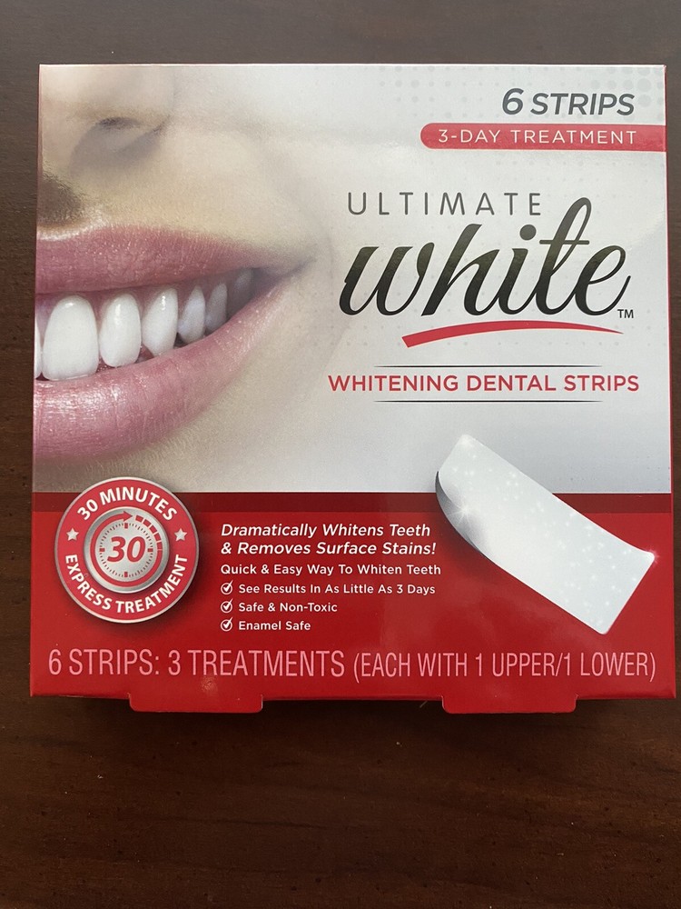 2 Teeth Whitening Strips Ultimate White Dental Strips