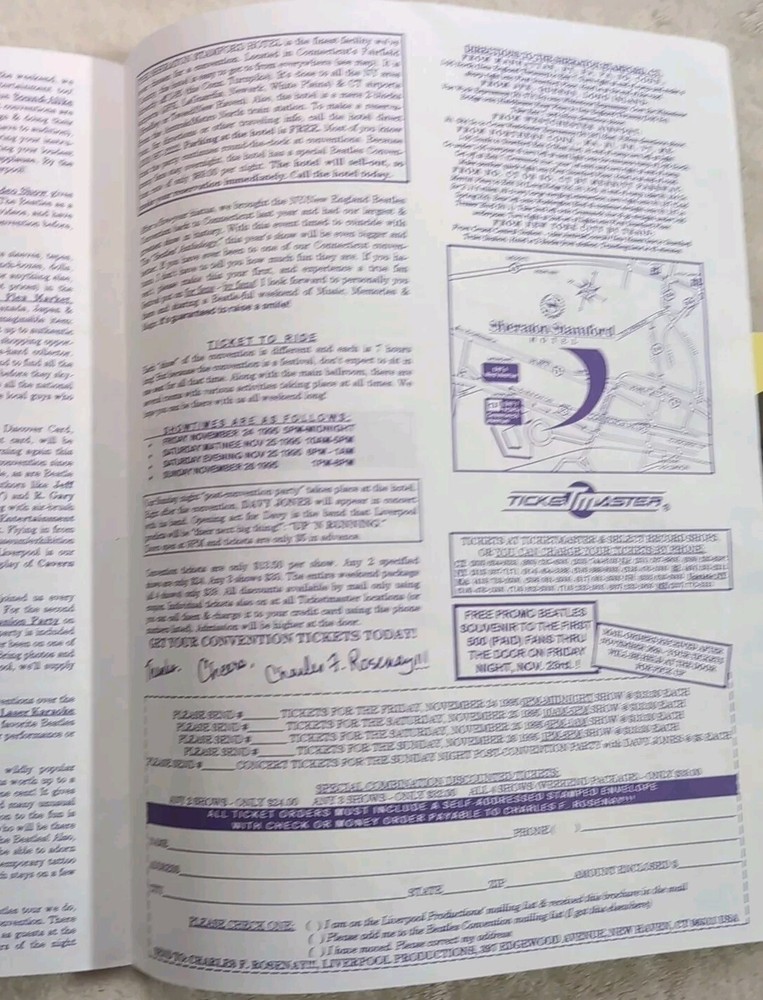 1995 Beatles Expo Flyer
