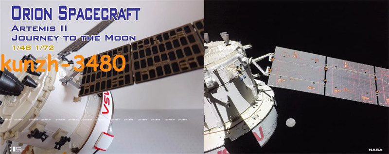 1/48 1/72 Artemis Program Orion Manned Spacecraft Static Finished Model