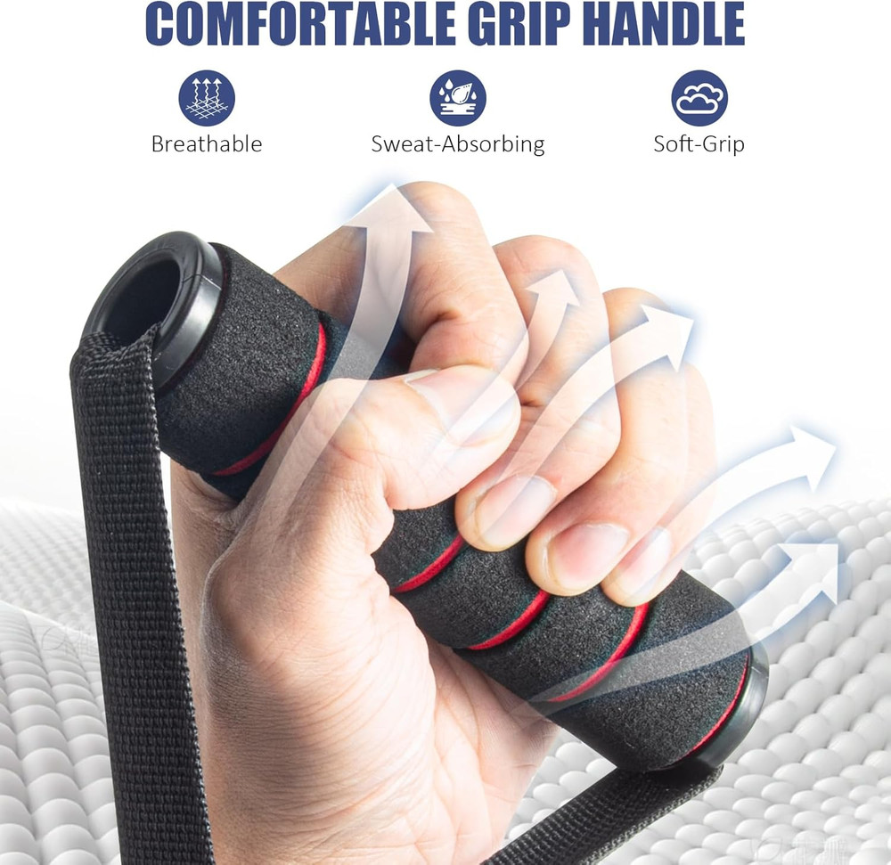 2 Pack Upgraded Exercise Handles, Gym Handle Equipment for Cable Machine Attachm