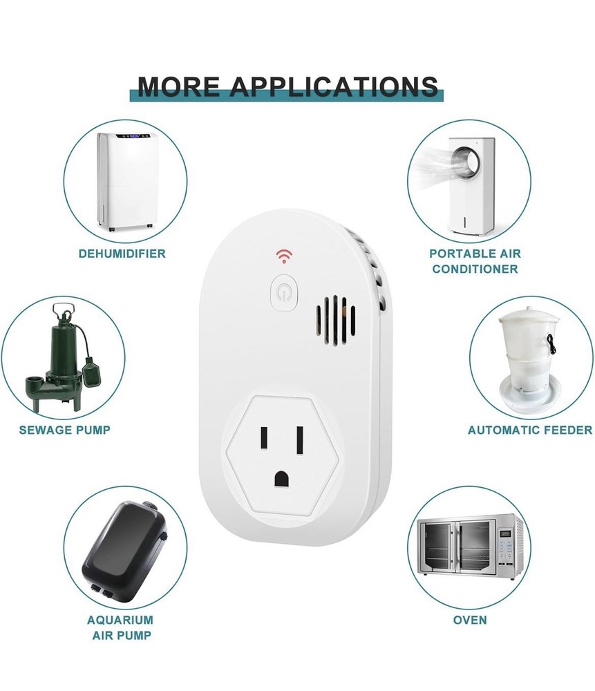 Briidea Power Failure Alarm with LED Indicator & 80dB Siren