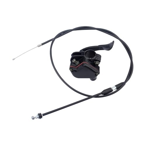 HZEL 7/8'' 22mm Thumb Throttle Cable Accelerator Handle Assembly, Motorcycle