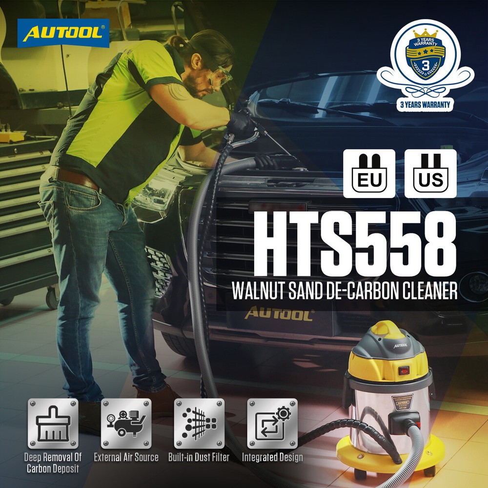 AUTOOL HTS558 Car Engine Cleaner Spray Carbon Deposition Sand Blaster Machine US