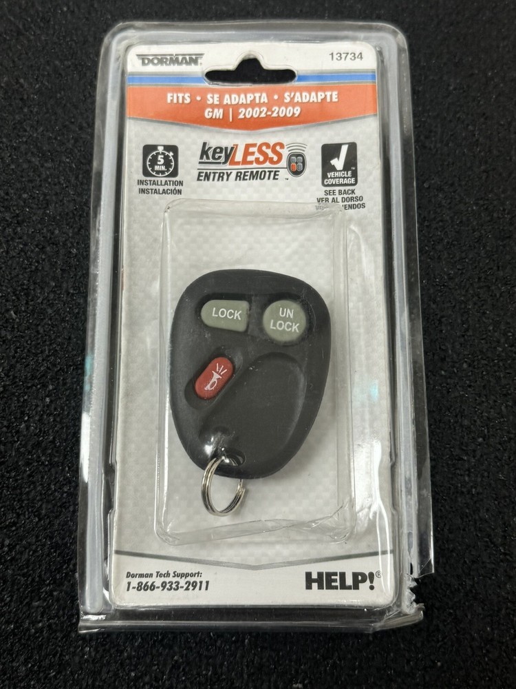 Dorman 13734 Keyless Entry Remote 3 Button