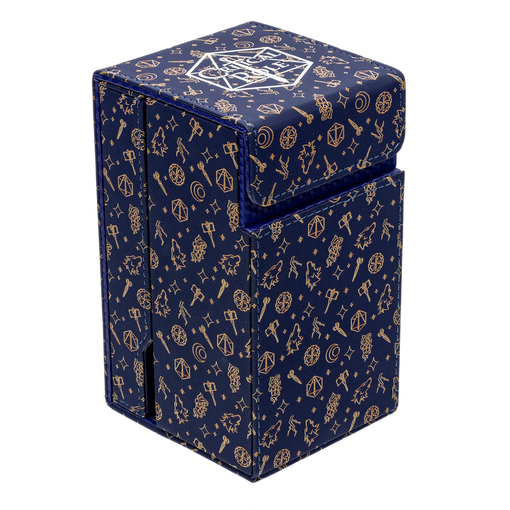 Critical Role Bells Hells Pattern Printed Leatherette Dice Tower Storage Holder