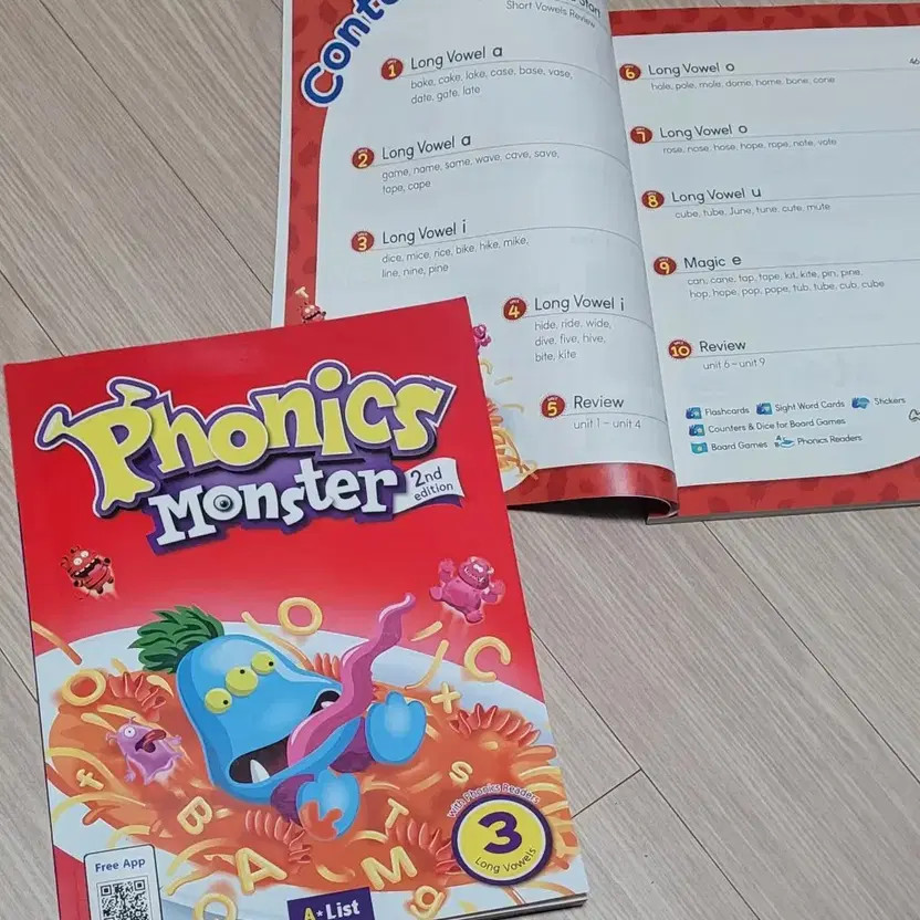 Phonics Monster 3rd Grade Book + Workbook Set