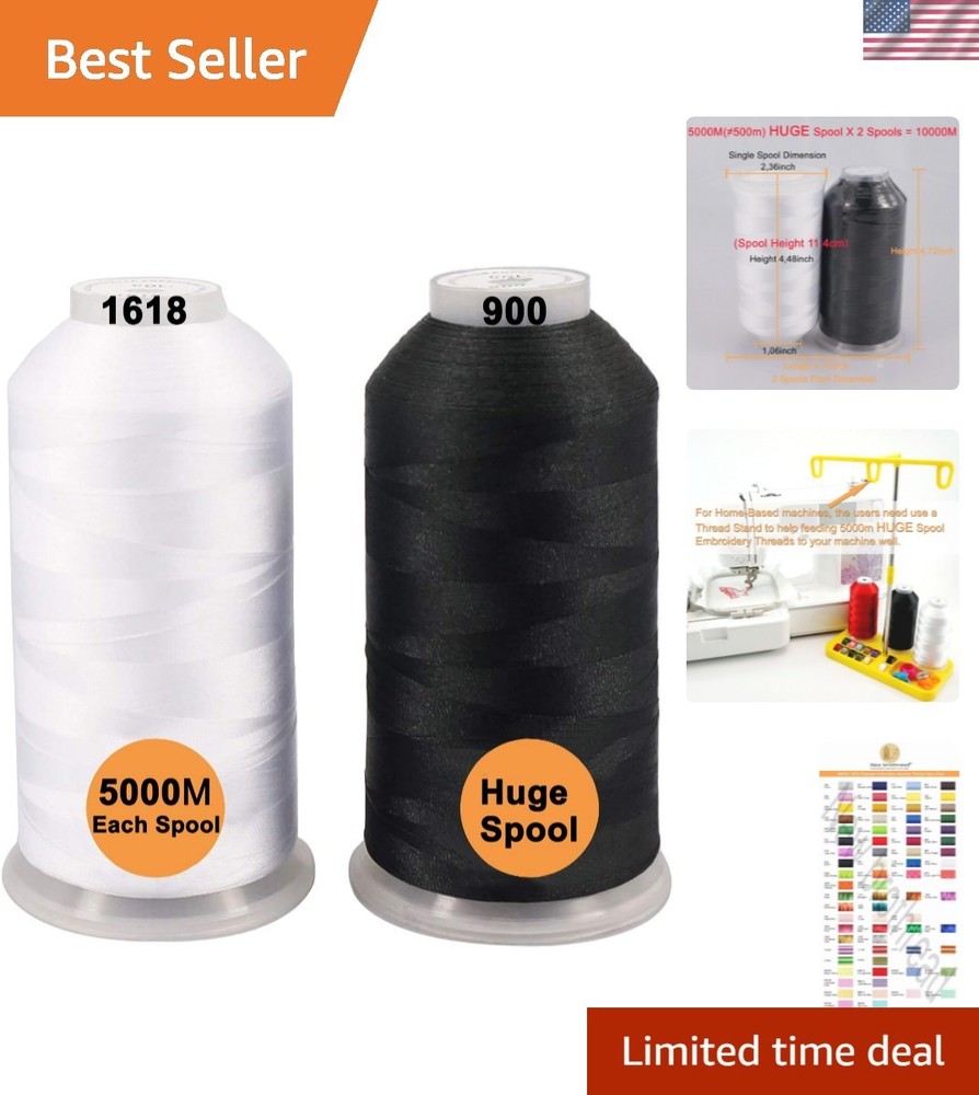 s - 40 Options- Various Assorted Color Packs of Polyester Embroidery Machine ...