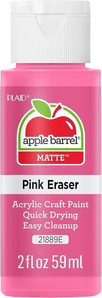 Apple Barrel Pink Eraser Paint