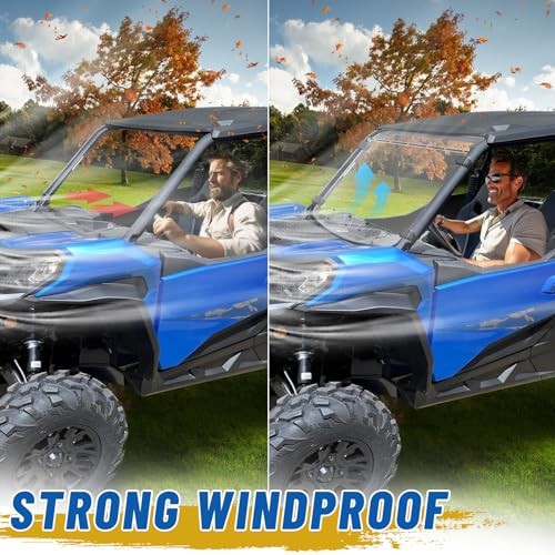 2021+ Vented Commander Windshield, Commander Sliding Full Window Front