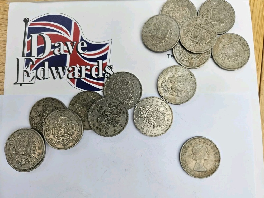 Pre Decimal 1966 British Half Crown Coin