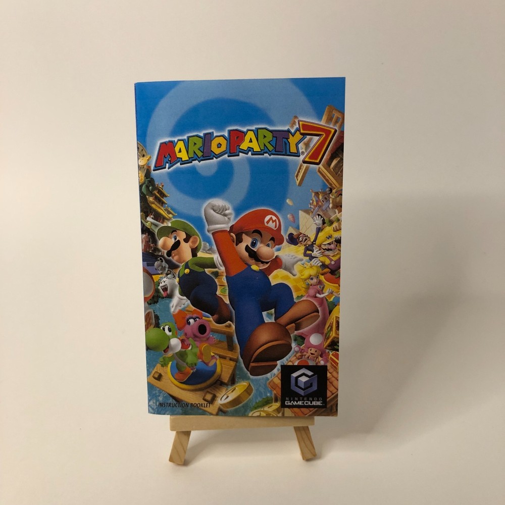 Replacement Manual for Mario Party 7 Nintendo GameCube
