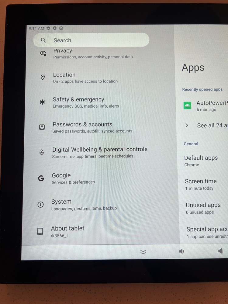 24” Touchscreen Android Monitor