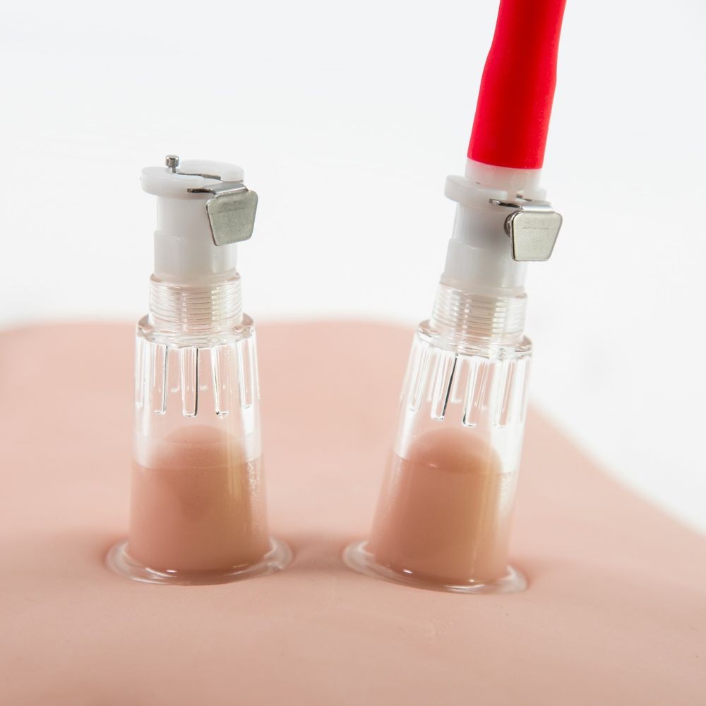 Clitoral Pump System with Clit & Nipple Air Tight Interchangeable 3 Cylinders