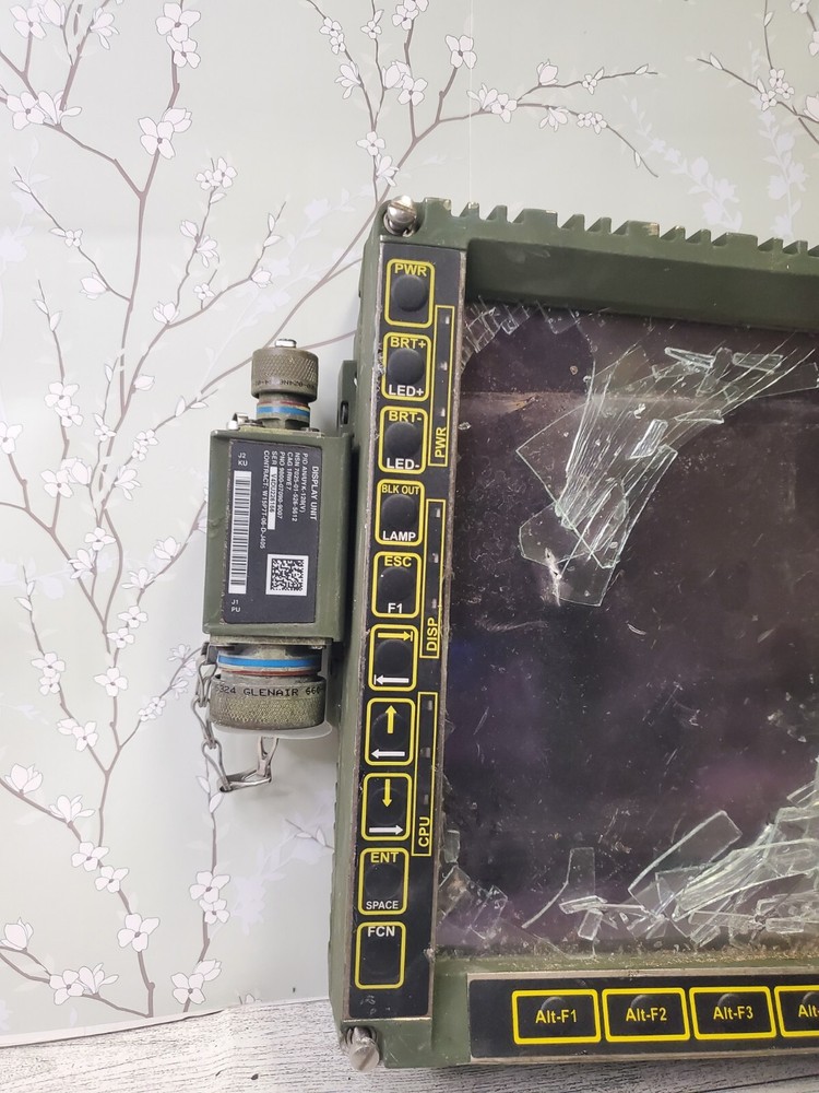 Military DRS 9800-07090-9007 BFT Display Unit For AN/UYK-128