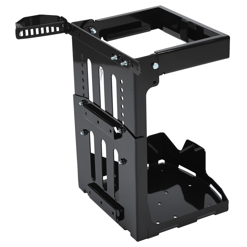 For Open & Enclosed Landscape Trailer Adjustable Backpack Blower Sprayer Rack