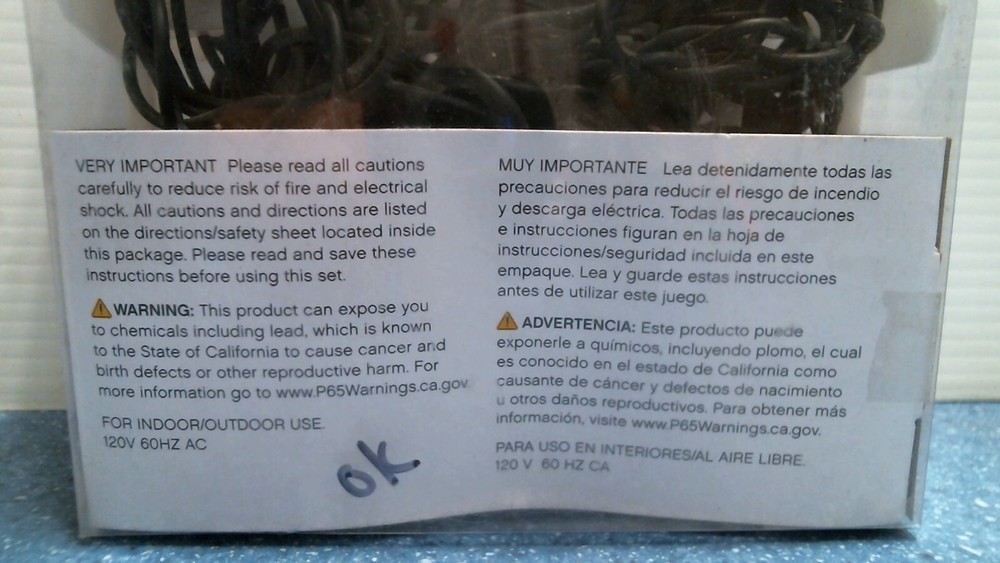 Celebrations White Ghost LED Light String (9736679) FS