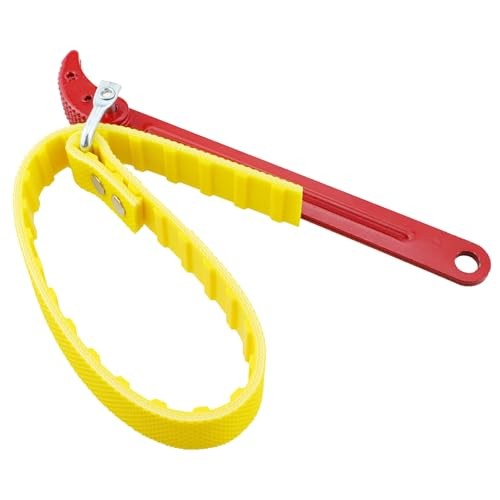 TAODAN 8 Inch Belt Wrench Multi Purpose Adjustable Spanner Filter Removal