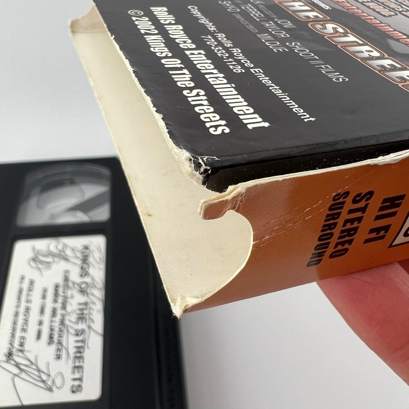 Kings of the Streets VHS 2002 Big Silk Autographed Hip Hop Documentary