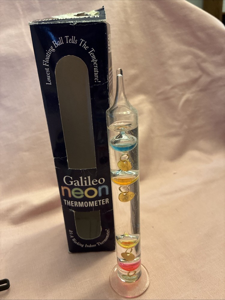 7" Tall Galileo Thermometer