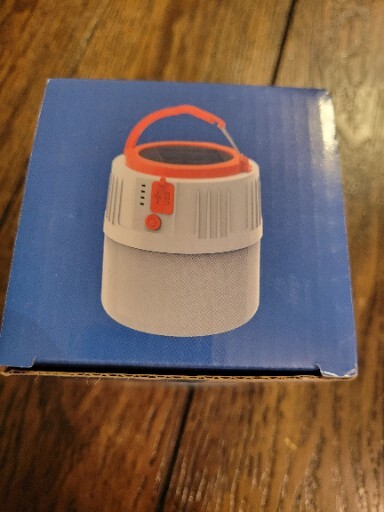 Solar Emergency Charging Lamp, Micro-USB, HS-V65. Bright. New