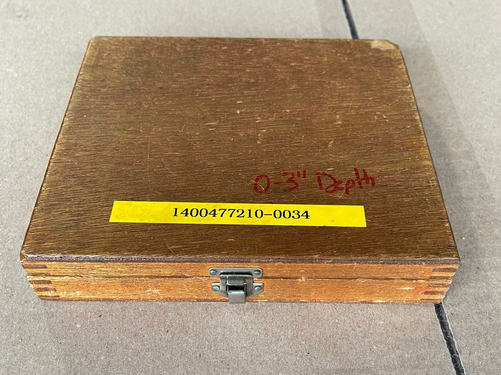 Fowler 0-3” Depth Micrometer - .001" - 52-225-005 - COMPLETE