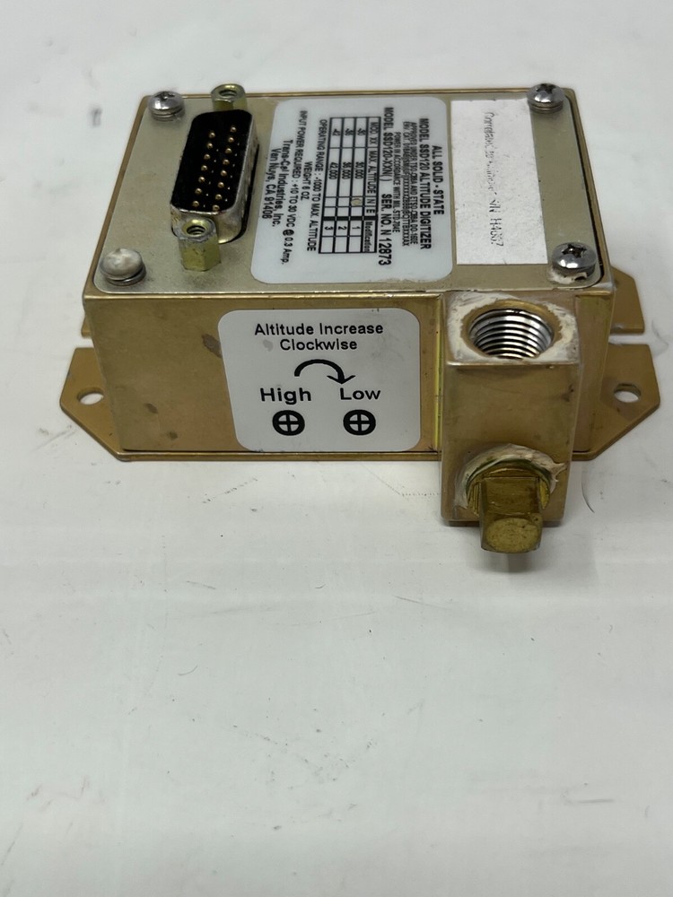 TCI Solid State Altitude Digitizer, P/N: SSD120-XXA