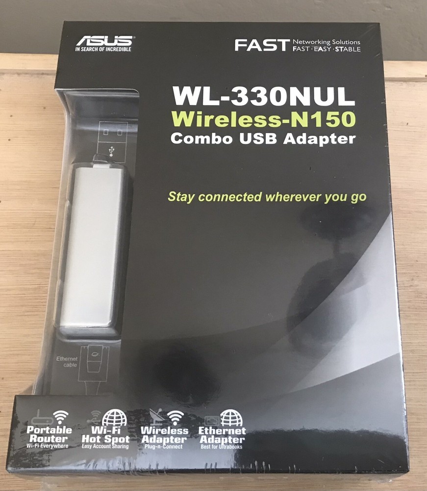 ASUS Wireless-N150 Combo USB Adaptor WL-330NUL
