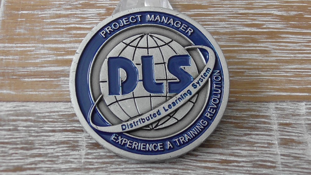 US Army DLS Distributed Learning System Challenge Coin #A952
