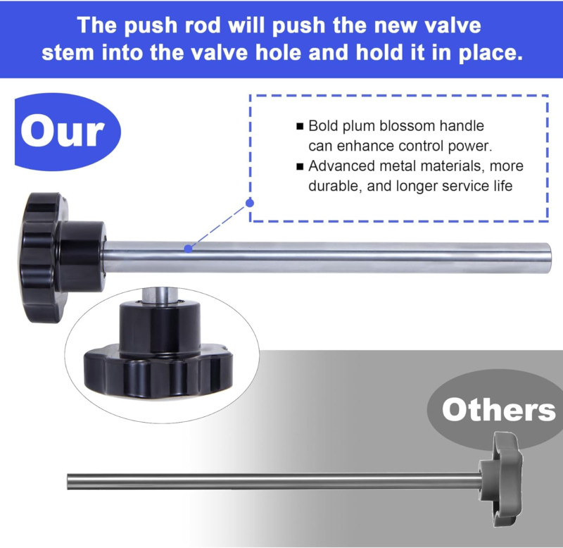 Quick Change Tire Valve Tool Kit,Tire Valve Stem Core Quickly Replacement Tool