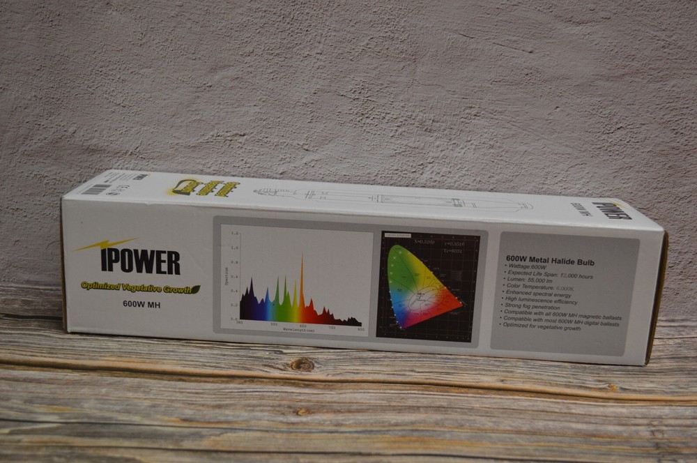 IPower 600W MH Lightbulb Optimized Vegetative Growth Metal Halide Bulb