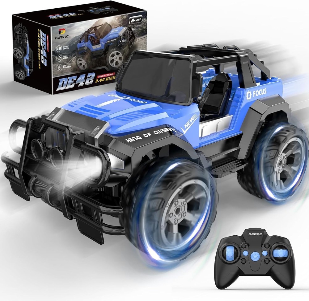 Exciting DE42 Remote Control Car - 80 Min Playtime, Auto Mode, Durable Design