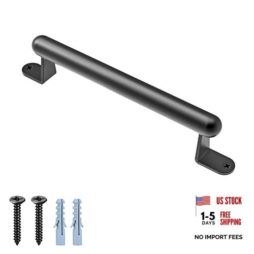 Barn Door Pull Handle, Heavy Duty Sliding Door Handle for Gate, Closet, 12"