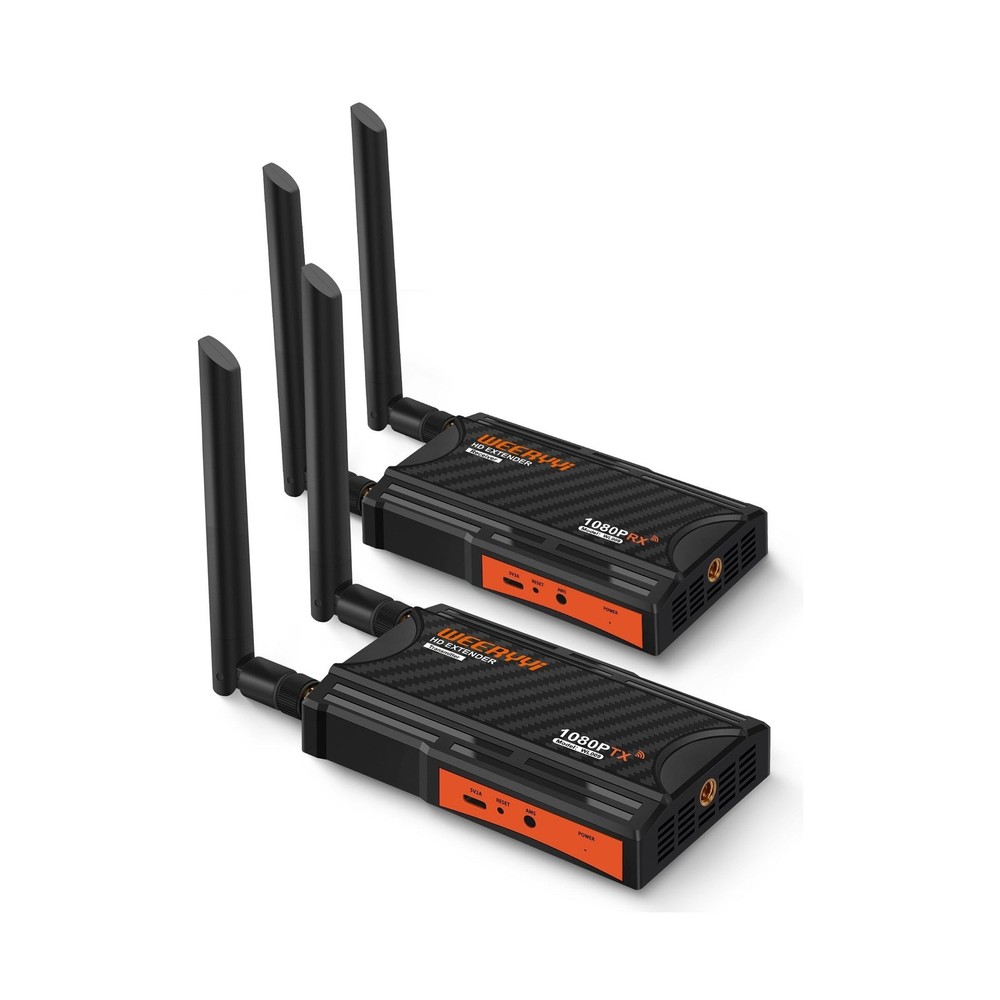 Wireless HDMI Transmitter and Receiver, Wireless HDMI Extender Kit with Loop-...