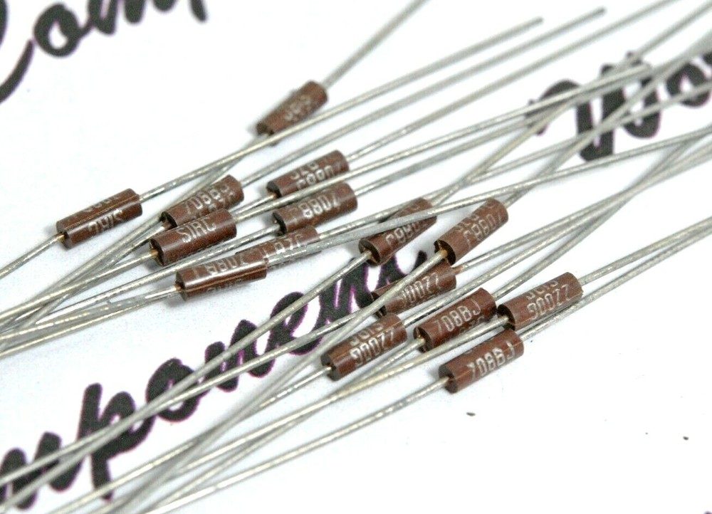 10pcs - RLR7C 220R (220ohm) 2% Resistor - NOS