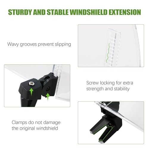 Universal Motorcycle Windshield Extension Motorcycle Wind Transparent