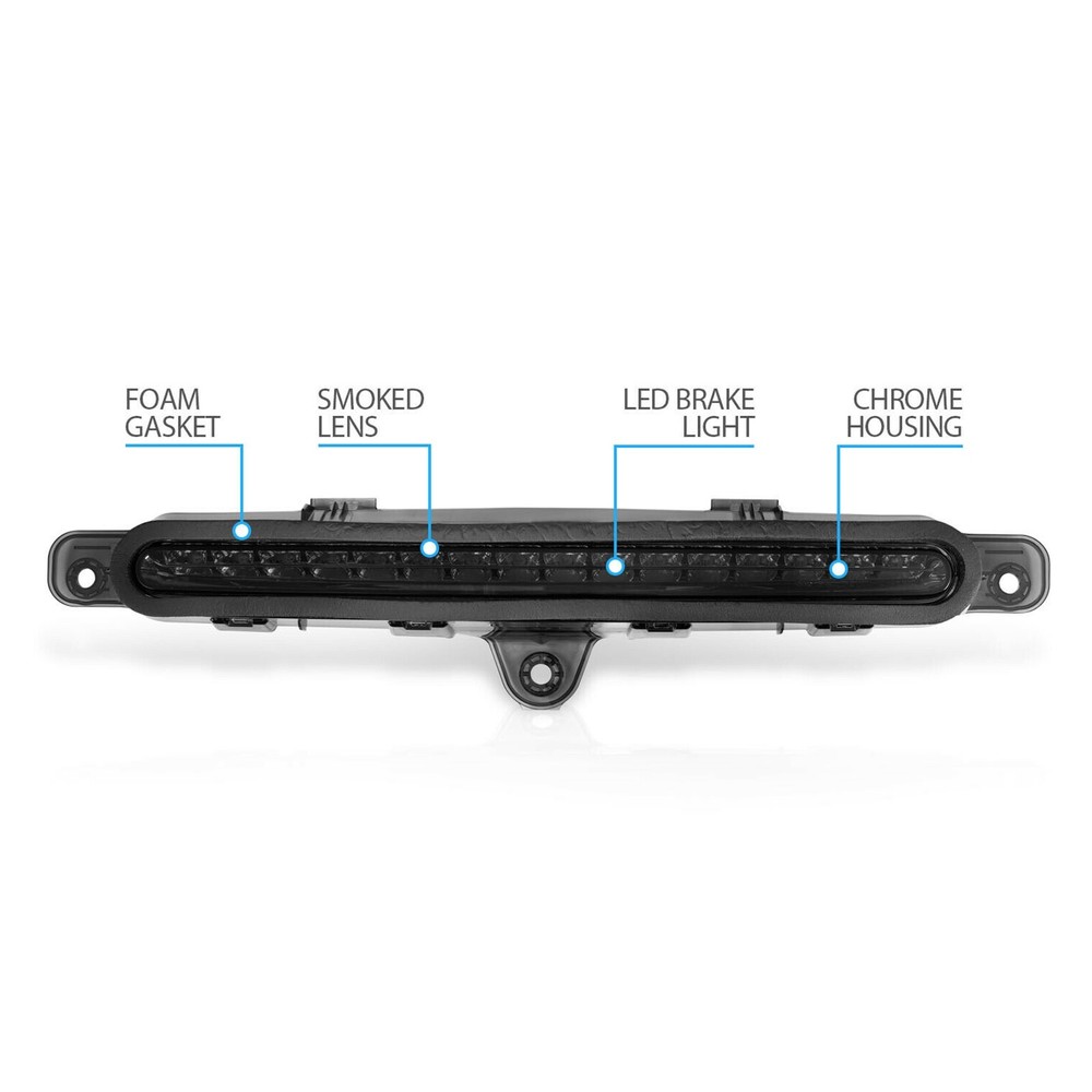 SMOKED RED Full LED 3RD Third BRAKE LIGHT For 2010-2014 FORD MUSTANG