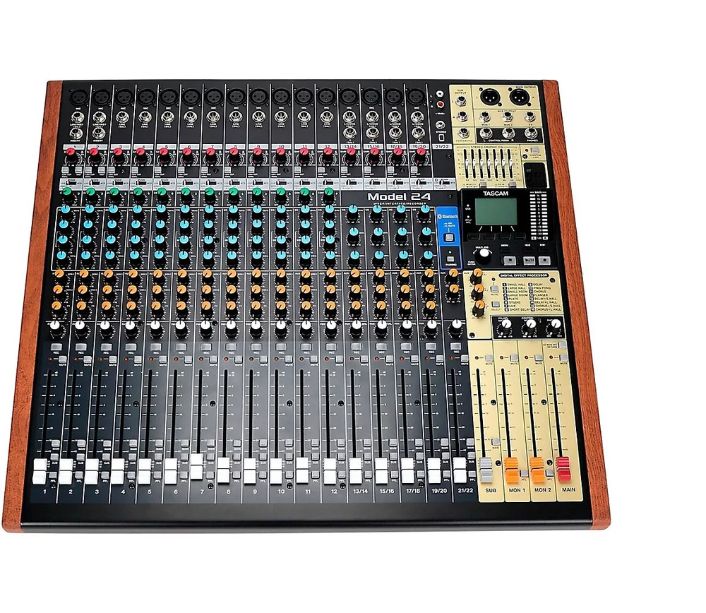 TASCAM Model 24 Multitrack Recorder With Analog Mixer & USB Interface